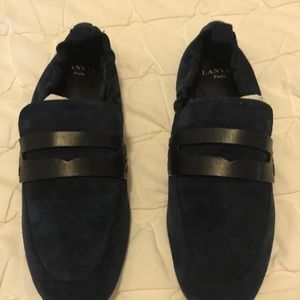 LANVIN Paris Chaussure Loafers Loafer Shoe inkBlue